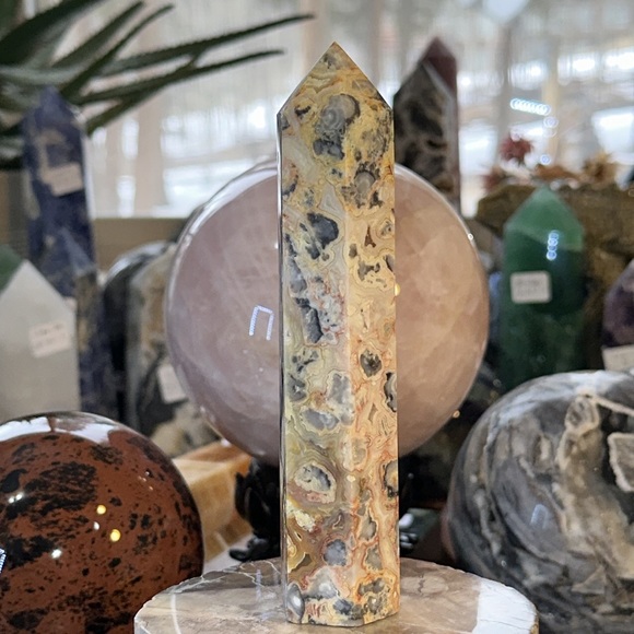 🔥SALE🔥 Crazy Lace Agate Crystal Tower! - Picture 5 of 5